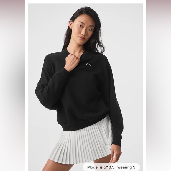 ALO Yoga Tops - Alo Accolade Crew Neck Pullover XS